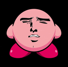 a cartoon character with a face that looks like hitler