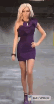 Purple Dress Ami GIF - Purple Dress Ami GIFs