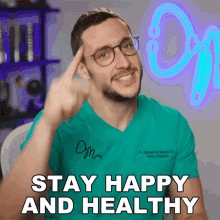 Stay Happy And Healthy Mikhail Varshavski GIF - Stay Happy And Healthy Mikhail Varshavski Doctor Mike GIFs