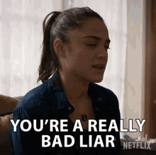 Youre A Really Bad Liar Olive Stone GIF - Youre A Really Bad Liar Olive Stone Manifest GIFs