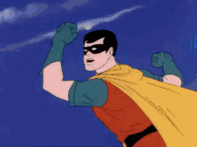 Punchin Ur Pals GIF - Robin Batman Cartoon GIFs