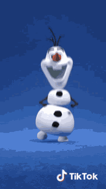 Tik Tok Olaf GIF - Tik Tok Olaf Snowman GIFs