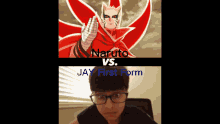 a naruto vs. jay first form advertisement