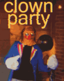 clown party clown party dance creepy clown