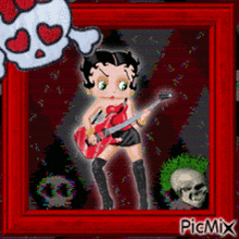 Betty Boop Rock And Roll GIF - Betty Boop Rock And Roll Rock Out GIFs