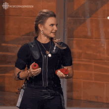 Punching The Air Michele Romanow GIF - Punching The Air Michele Romanow Dragons Den GIFs
