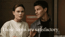 Satisfied GIF - Bones Booth Ad GIFs