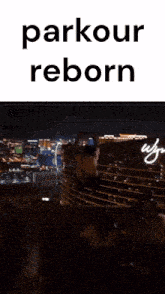 a man in a white shirt and tie is doing a parkour