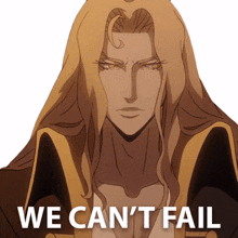 we cant fail alucard castlevania we must succeed we need to succeed