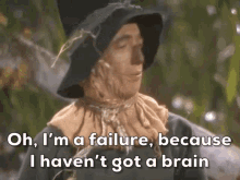 The Wizard Of Oz Scarecrow GIF - The Wizard Of Oz Scarecrow Depressed GIFs