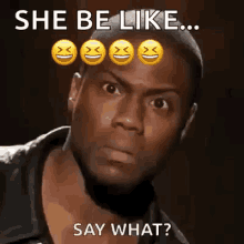 Kevin Hart Say What GIF - Kevin Hart Say What Stare GIFs