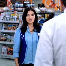 superstore amy sosa embarrassed confused what