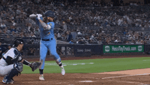 Toronto Blue Jays Bo Bichette GIF - Toronto Blue Jays Bo Bichette Baseball Hit GIFs