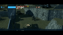 a screenshot of a video game with the time of 7:43