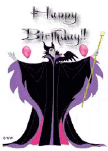 Malefica Happy Birthday GIF - Malefica Happy Birthday Maleficent GIFs