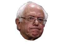 a close up of a man wearing glasses making a funny face on a white background .