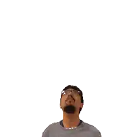 a man looks up at the number 26 above his head