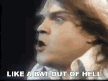 Bat Out Of Hell Meatloaf GIF - Bat Out Of Hell Meatloaf Like A Bat Out Of Hell GIFs