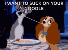 Lady And The Tramp Relationship GIF - Lady And The Tramp Relationship Kiss GIFs