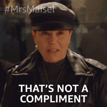 That'S Not A Compliment Susie Myerson GIF - That'S Not A Compliment Susie Myerson The Marvelous Mrs Maisel GIFs