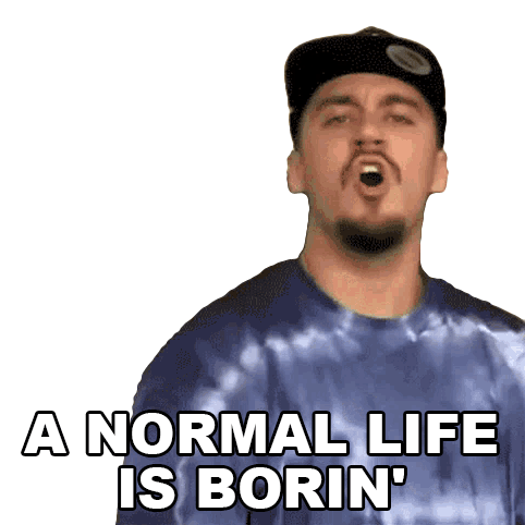A Normal Life Is Borin Casey Frey Sticker - A Normal Life Is Borin Casey Frey Basic Life Is Boring Stickers