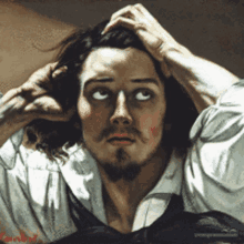 Gustave Courbet Desperate Man GIF - Gustave Courbet Desperate Man Painting GIFs