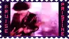 a stamp with a picture of a man playing a guitar and the word pristine on it