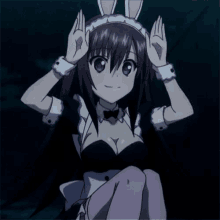 maid girl bunny anime
