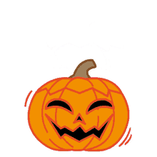 ghost pumpkin surprised hihi giggle