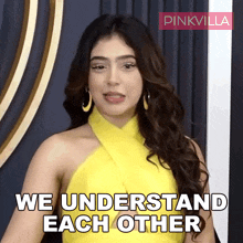 We Understand Each Other Niti Taylor GIF - We Understand Each Other Niti Taylor Pinkvilla GIFs