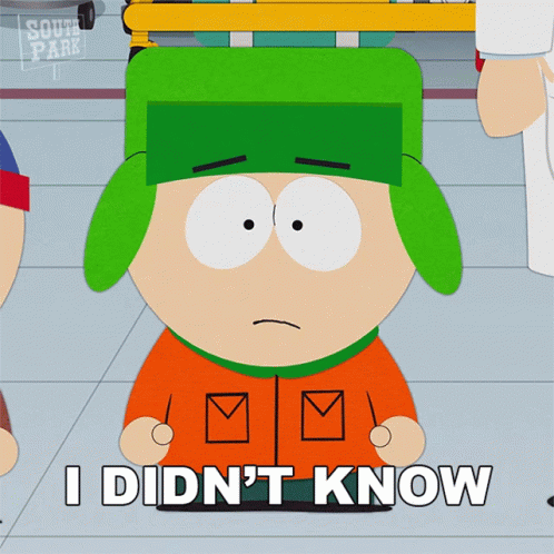 I Didnt Know Kyle Broflovski Gif I Didnt Know Kyle Broflovski South Park Discover Share Gifs