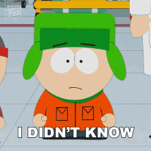 I Didnt Know Kyle Broflovski GIF - I Didnt Know Kyle Broflovski South Park GIFs