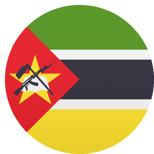 Mozambique Flags Sticker - Mozambique Flags Joypixels Stickers
