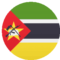 Mozambique Flags Sticker - Mozambique Flags Joypixels Stickers