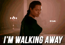 Walking Away GIF - Angelina Jolie Im Walking Away Leaving GIFs