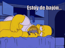Homer Está Tirado En La Cama GIF - Bajón Deprimido Depresion GIFs
