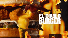 Carls Jr El Diablo Burger GIF - Carls Jr El Diablo Burger Burger GIFs