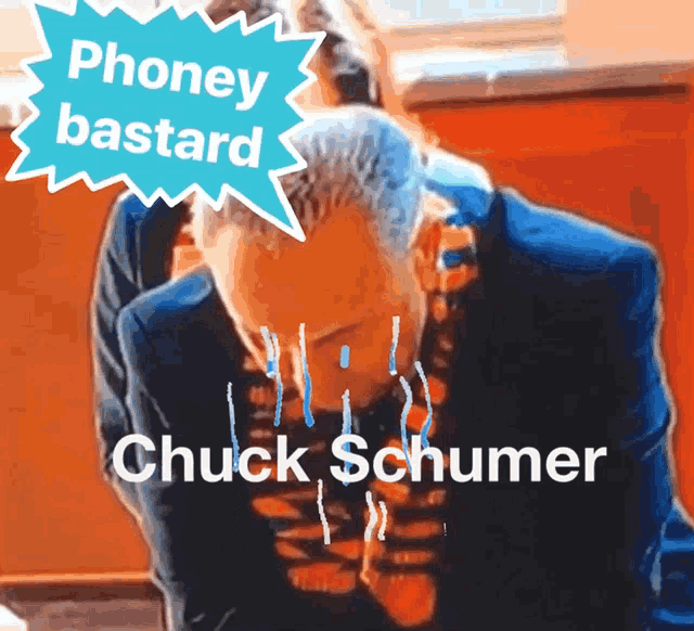 Phoney Bastard Chuck Schumer GIF - Phoney Bastard Chuck Schumer Crying -  Discover & Share GIFs