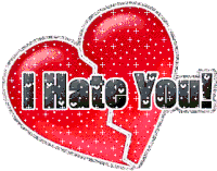 I Hate You I Hate You Too Sticker - I Hate You I Hate You Too Heartbreak Stickers