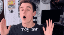 Holy Shit GIF - Connor Franta Shocked Surprised GIFs