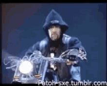Undertaker Biker GIF - Undertaker Biker Entrance GIFs