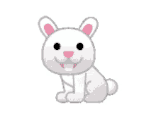 bunny wiggling ears emoji