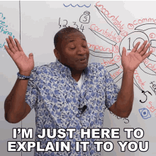 Im Just Here To Explain It To You James GIF - Im Just Here To Explain It To You James Jamesesl English Lessons GIFs