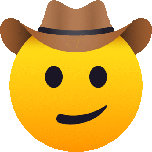 Cowboy Hat Face People Sticker - Cowboy Hat Face People Joypixels Stickers