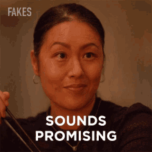 Sounds Promising Sandra Li GIF - Sounds Promising Sandra Li Fakes GIFs