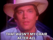 that wasnt my chair afterall not my throne the chair seat george strait