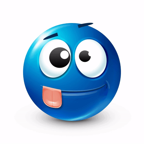 Blue Emoji Sticker - Blue emoji - Discover & Share GIFs