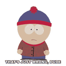 thats just wrong dude stan marsh south park ginger kids s9e11
