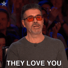 They Love You Simon Cowell GIF - They Love You Simon Cowell Britain'S Got Talent GIFs