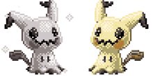 mimikyu aesthetic pokemon pixel sprite